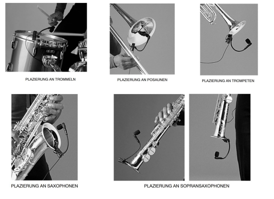 Shure BetaWB98H/C Instrumenten Clipmikro