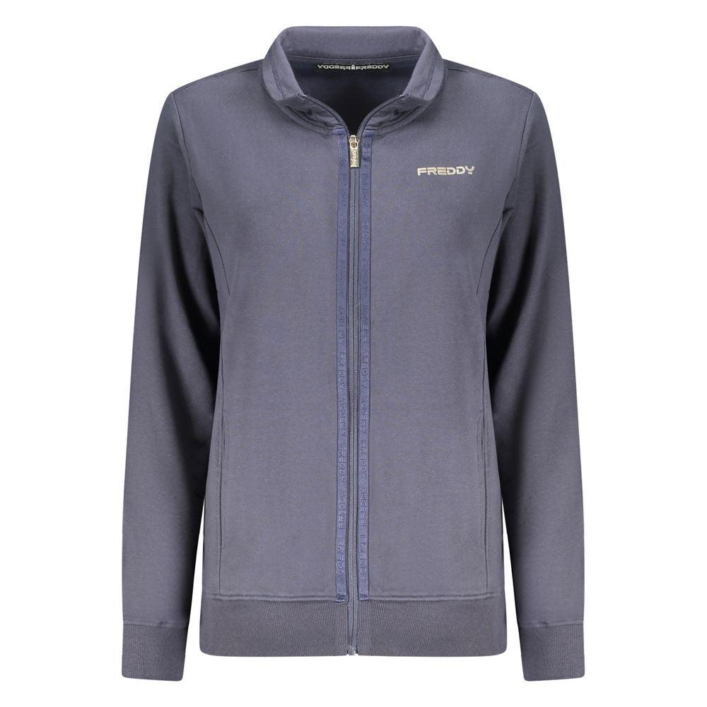 Freddy Blauw Katoenen Dames Sweatshirt
