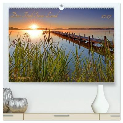 Das Fünf-Seen-Land Oberbayern (hochwertiger Premium Wandkalender 2027 DIN A2 quer), Kunstdruck in Hochglanz