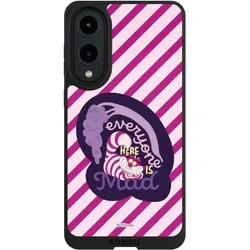Nivocase Handyhülle für Samsung Galaxy S25 Edge Hülle NIVOpure Case Schwarz Alice im Wunderland Disney (Samsung Galaxy S25 Edge), Smartphone Hülle, Schwarz