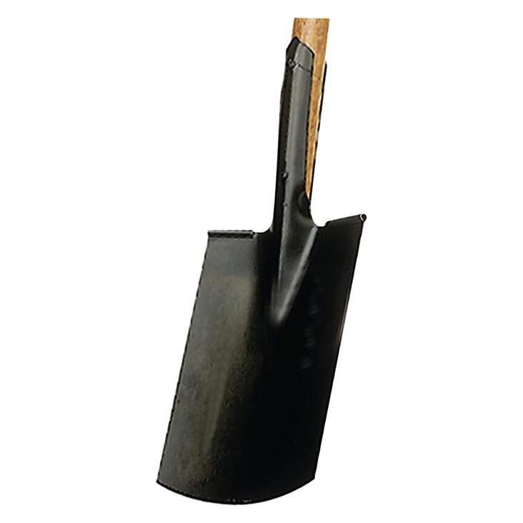 Krumpholz Bauspaten 285 x 185 / 180 mm Grösse 2 mit Trittschutz und T-Stiel (5803)