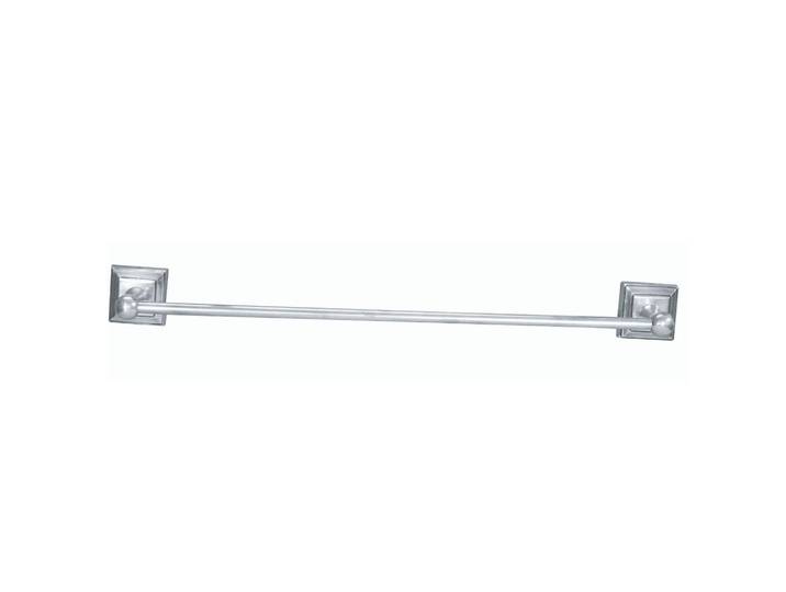 Signature Handtuchhalter Alpha 1 Stange - 66/6/9 cm, Silberfarben, Metall, 6x9x66 cm, Badezimmer, Badezimmerausstattung, Handtuchhalter