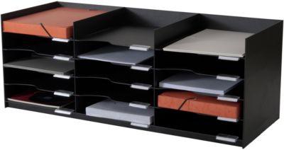 Sortierstation, DIN A4, Polysytrol, schwarz