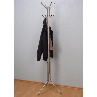 Garderobenständer INOSIGN "TOPSELLER", grau (alufarben), B:41cm H:178cm T:44cm, Stahl, Garderobenständer, Maße (B/T/H): 41/44/178 cm