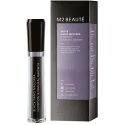 6ml M2 Beauté Black Nano Mascara Nutrition & Natural Growth