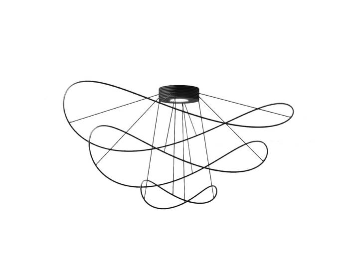 AXO LIGHT lampe au plafonde HOOPS 3 (Noir - Acier)