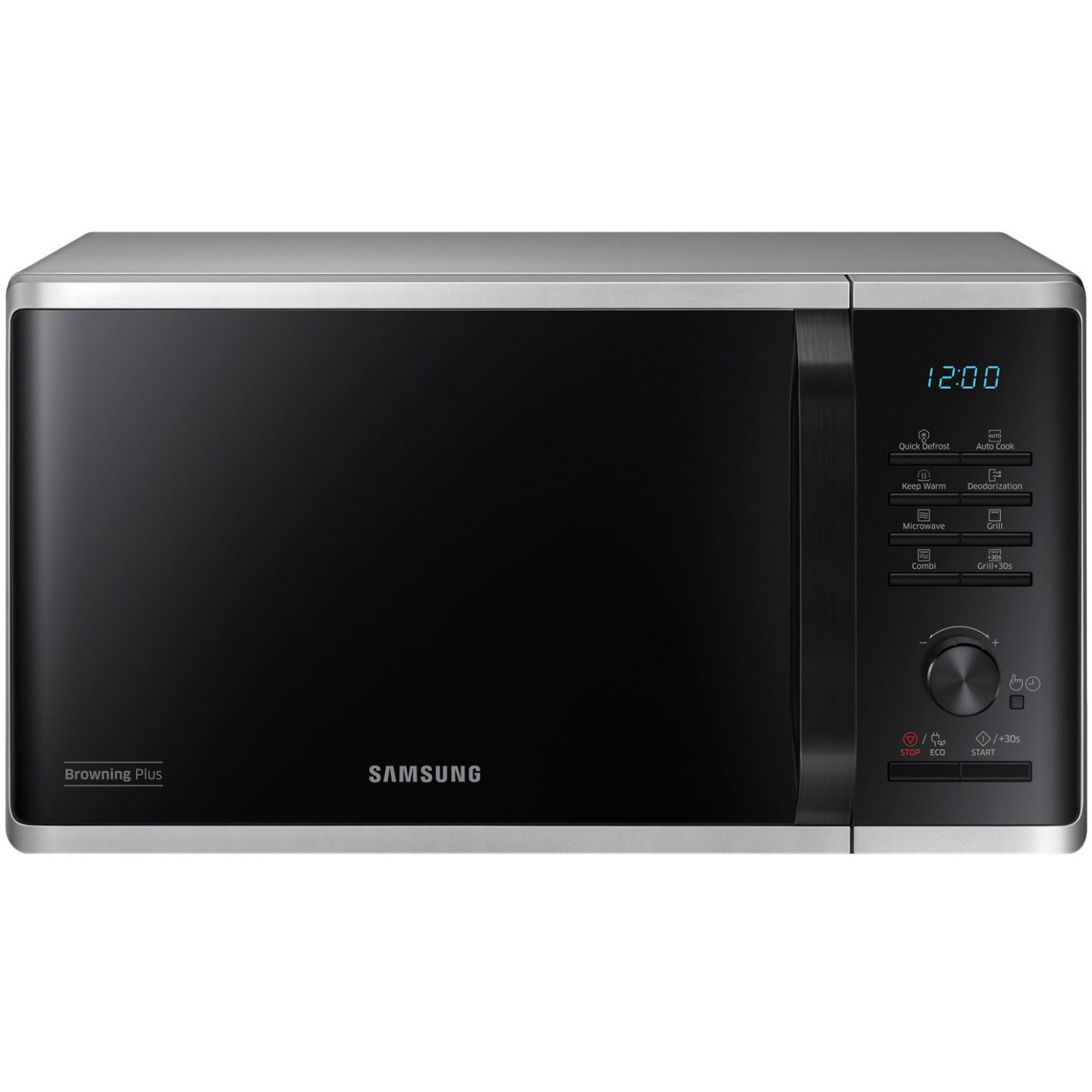 Samsung MG23K3515AS/EG Mikrowelle mit Grill, 23 Liter Volumen