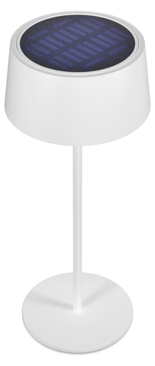 RealPower LED-Solar tafellamp dimbaar met accu, wit
