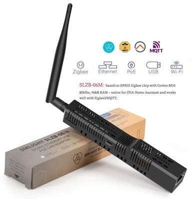 Uplift Essentials Zigbee To Ethernet WiFi USB Gateway With PoE Support For Smart Home Automation slzb 06m