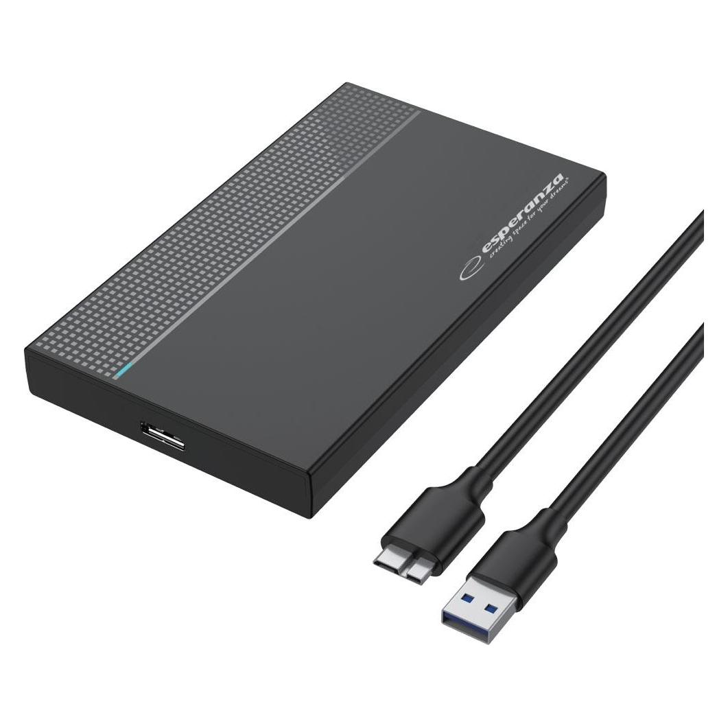 Connectland Boitier externe USB 3.0 Esperanza - S-ATA 2,5" (Noir) (2.5") (39240876)