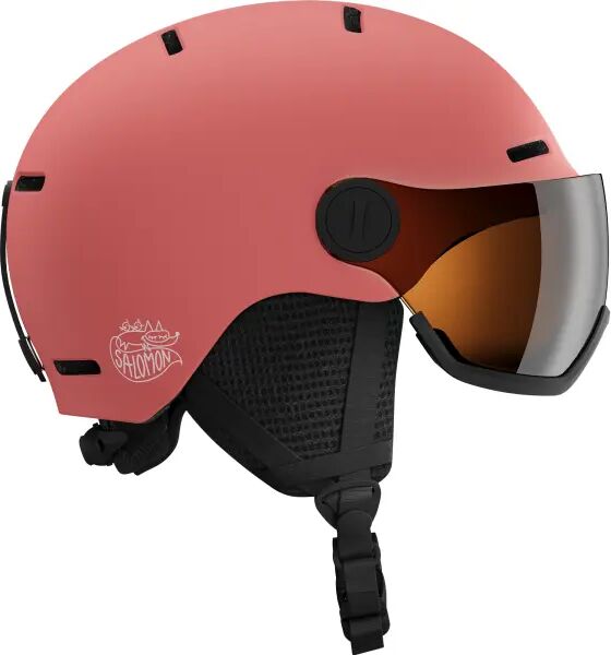 Skihelm Salomon Orka Visor Junior (S - Sun Kissed Coral)