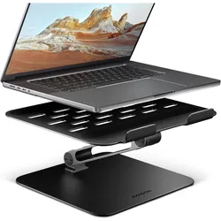 Axagon STND-LQB Ständer für Notebooks und Tablets Schwarz, Notebook Ständer, Schwarz