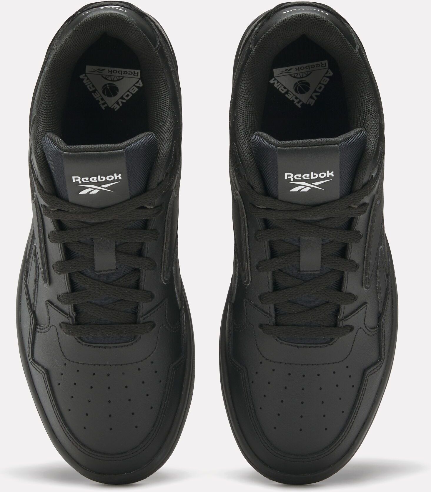 Basketballschuh REEBOK "ATR CHILL", Mädchen, Gr. 34,5, schwarz, Leder, Synthetik, Schuhe Basketballschuh schwarz 34,5