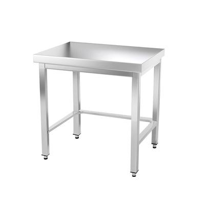 Arbeitstisch aus Edelstahl 700 x 700 mm mit PREMIUM / Verstärkung GOLDINOX