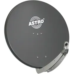 Astro ASP 78 A - 10,95 - 11,75 GHz - 12,5 - 12,75 GHz - 38,5 dBi - Anthrazit - Alumini (Parabolantenne, 38.50 dB, DVB-S / -S2), SAT Spiegel + SAT Antennen, Grau