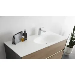 Pelipal Serie 6010 Krion-Waschtisch KWT54-1130-R, B:1130, H:9, T:498mm KWT54-1130-R