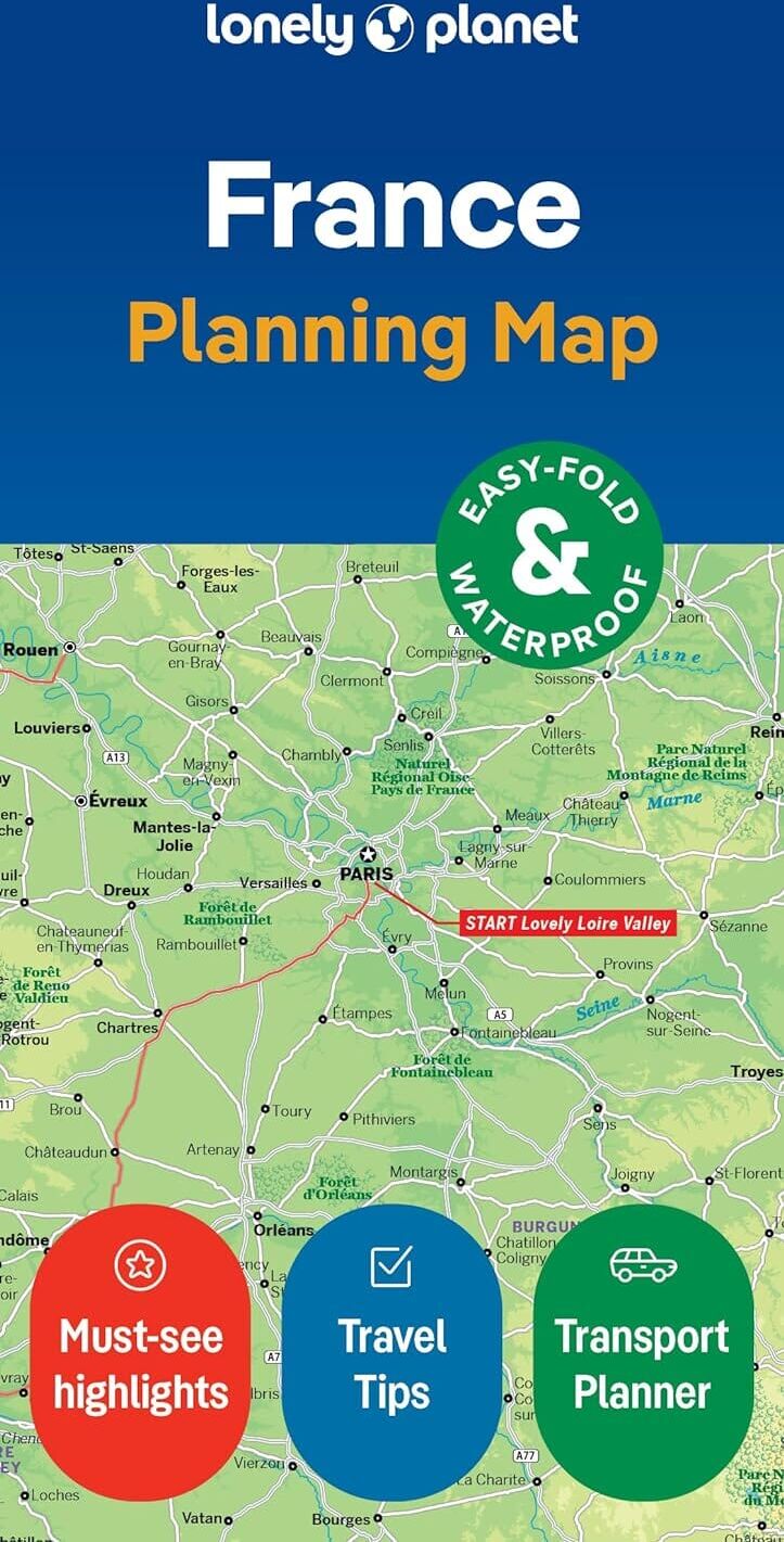 Lonely Planet EN Carte de planification (en anglais) - France   Lonely Planet