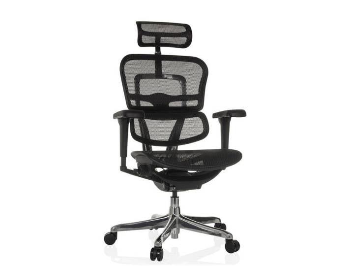 Siège de direction de luxe - hjh OFFICE - ERGOHUMAN ULTRA GEN2 - Noir - tissu maille