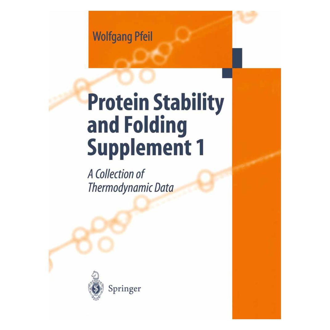 Springer Protein Stability and Folding (Englisch, Softcover, Wolfgang Pfeil) (55533364)