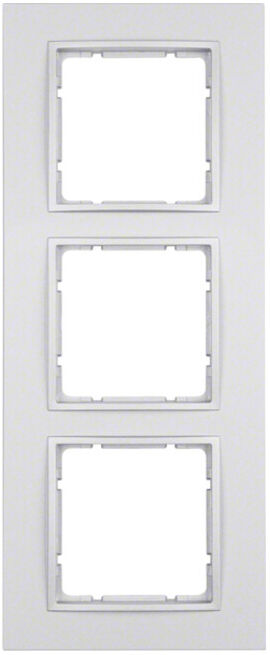 Berker Cadre alu/mat triple 10136424 (10136424)