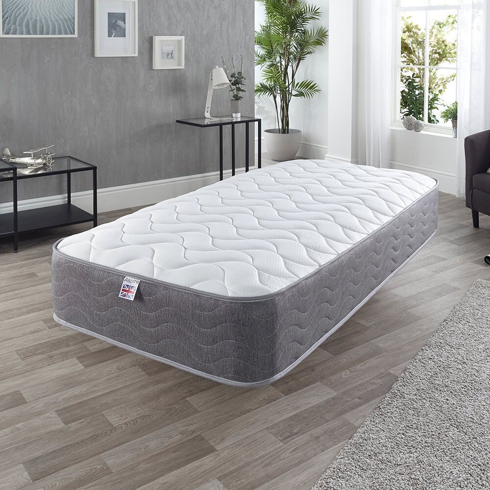 Aspire 3 Layer Eco Memory Foam Hybrid Bonnell Sprung Mattress Double (4'6)