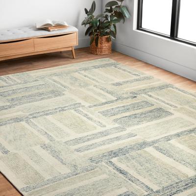 Alexander Home Aubrey Modern Graphic Wool Area Rug