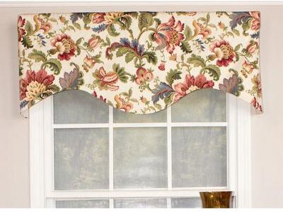 RLF Home Noblesse Cornice Window Valance 2 Colors Available