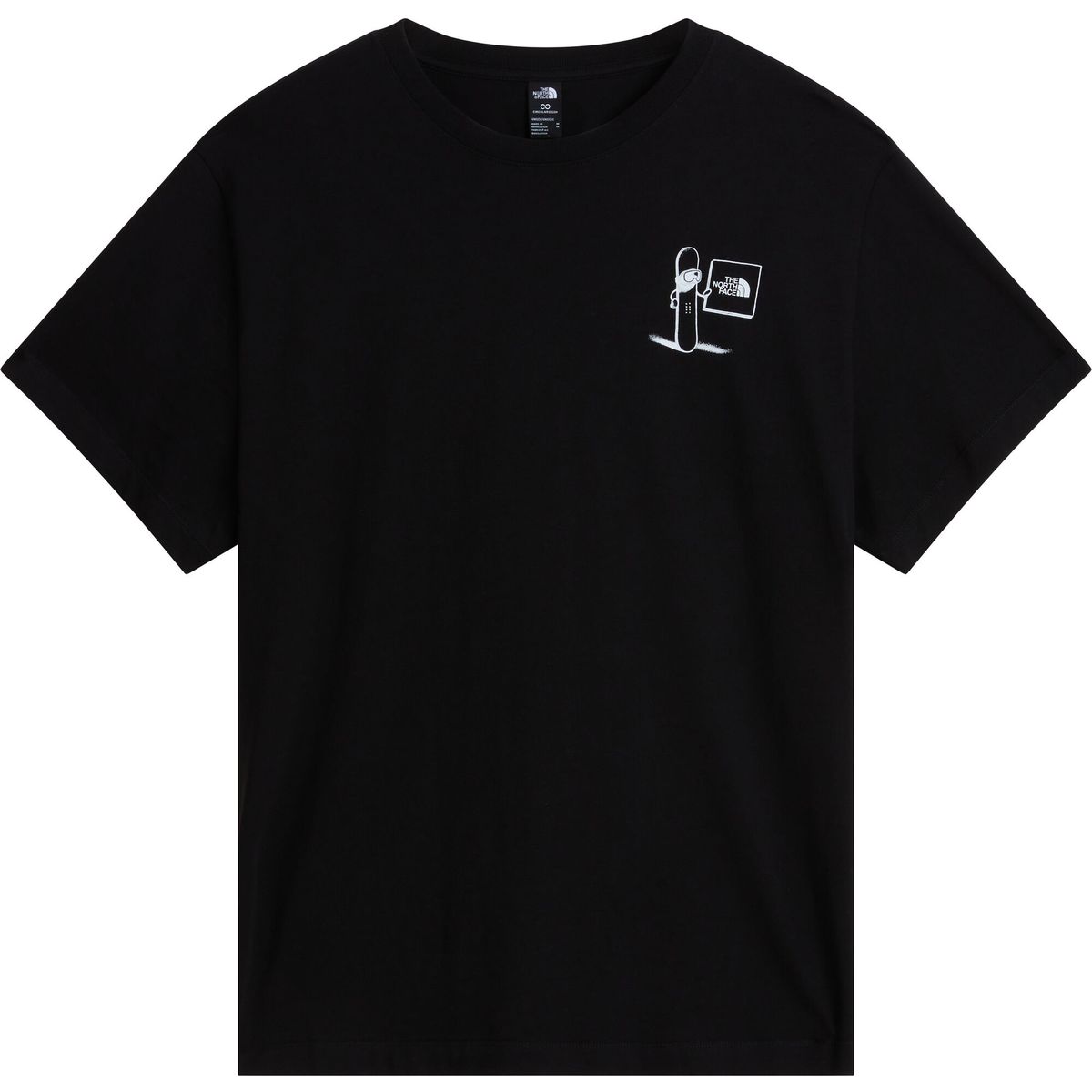 The North Face U Opposites Attract RLX Softshell Tee-graphic tnf black (JK3) XS NF0A8JANJK3-XS