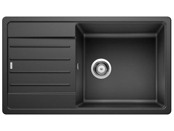 Blanco Evier en granit Legra XL 6 S anthracite - Evier en granit\, réversible\, 860x500mm\, évier en granit avec cuve d'égouttage