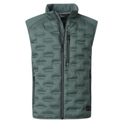Steppweste CASAMODA "CASAMODA Steppweste uni", Herren, Gr. 3XL, grün (kiefergrün), 100% Polyester, Westen Steppweste