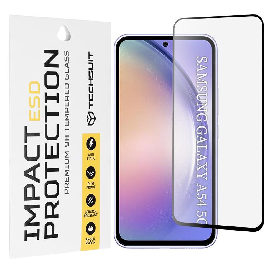 Techsuit - ESD Glass - Samsung Galaxy A54 - Black (Samsung Galaxy A54) (60230409)