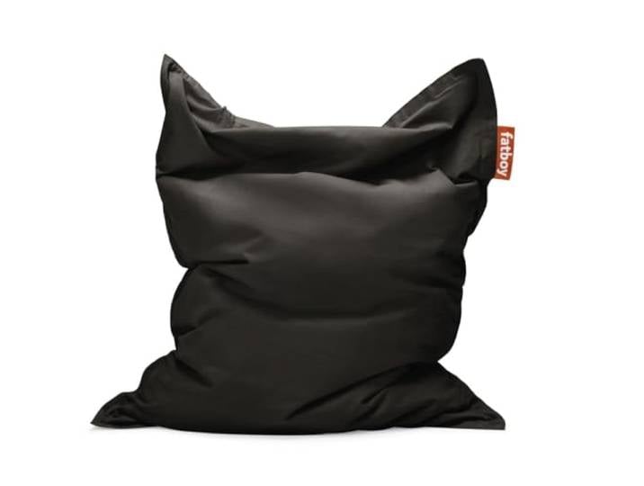 Fatboy Original Canvas Sitzsack XXL - 180 x 140cm - Tintenschwarz Sitzsack Erwachsene, Robuster und Langlebiger Relaxsessel, Drinnen, Bequemer, Nachfüllbarer Lesesessel und Gaming Stuhl