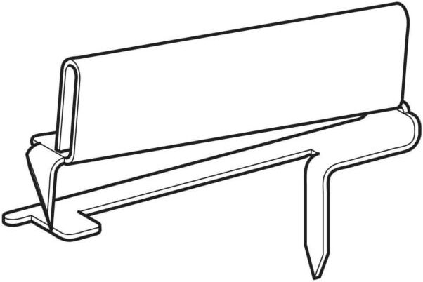Geberit 244479001 für Bodenbeläge aus PVC