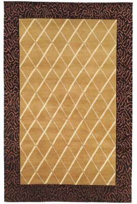 SAFAVIEH Couture Hand-knotted Nepalese Begie Trellis Wool Rug