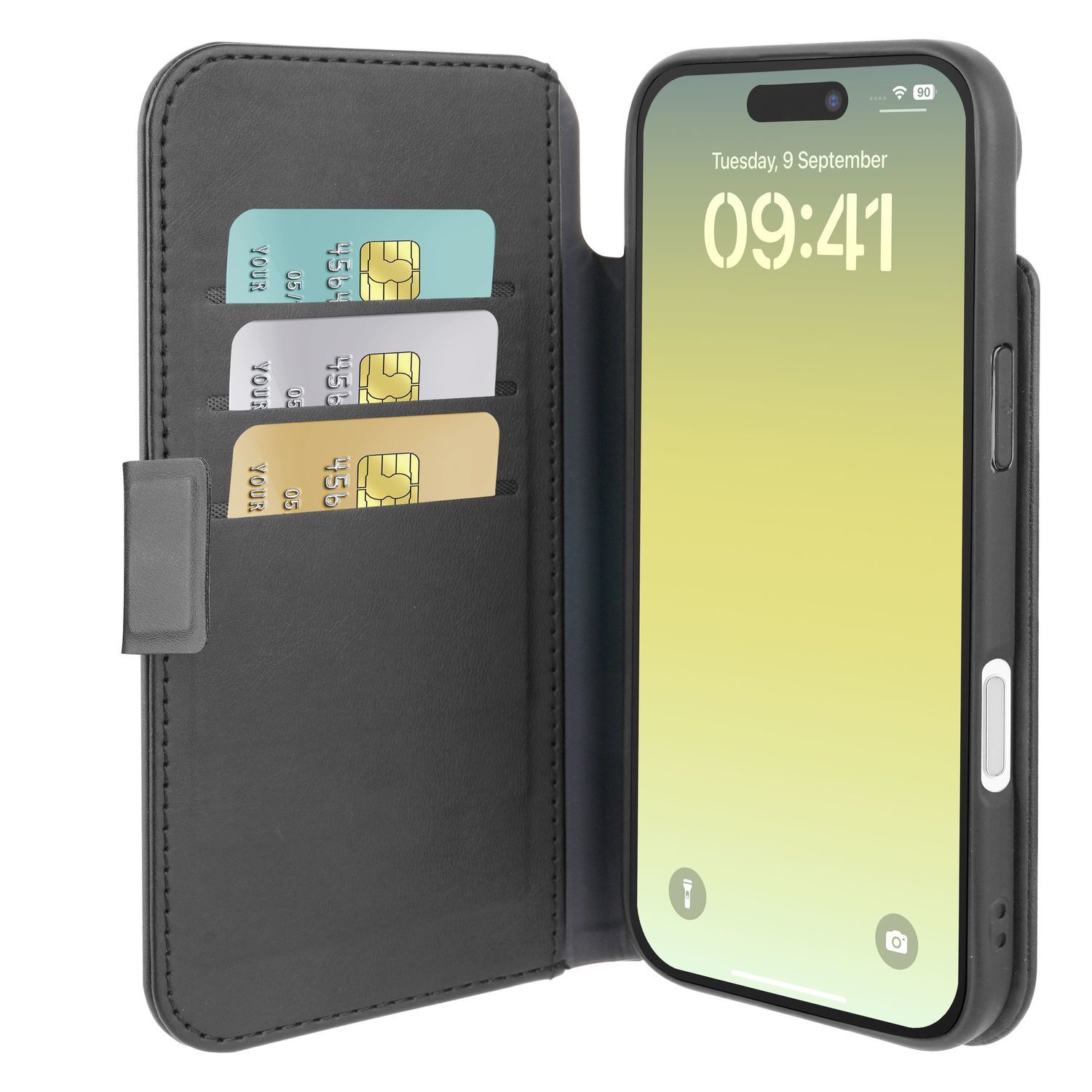 Cellular Line Folio für iPhone 17 Air Book Agenda (Schwarz) BOOKAG2IPH17MAXK
