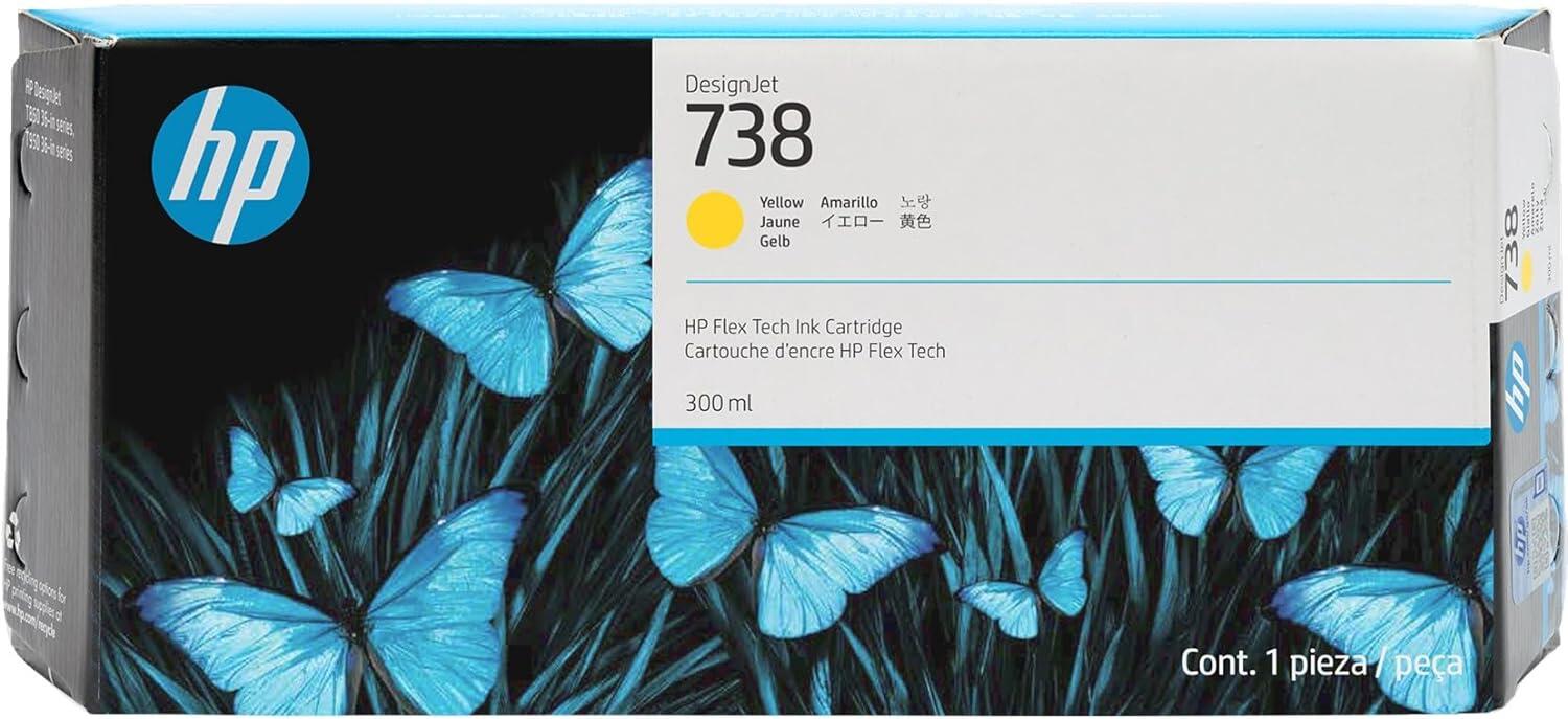 HP Inc. HP Original Druckerpatrone 738 - gelb 300ml (676M8A)