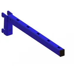 Kragarm vierkant 500x40x30mm 175kg enzianblau RAL 5010 KF.besch. Kunststoffkappe - enzianblau