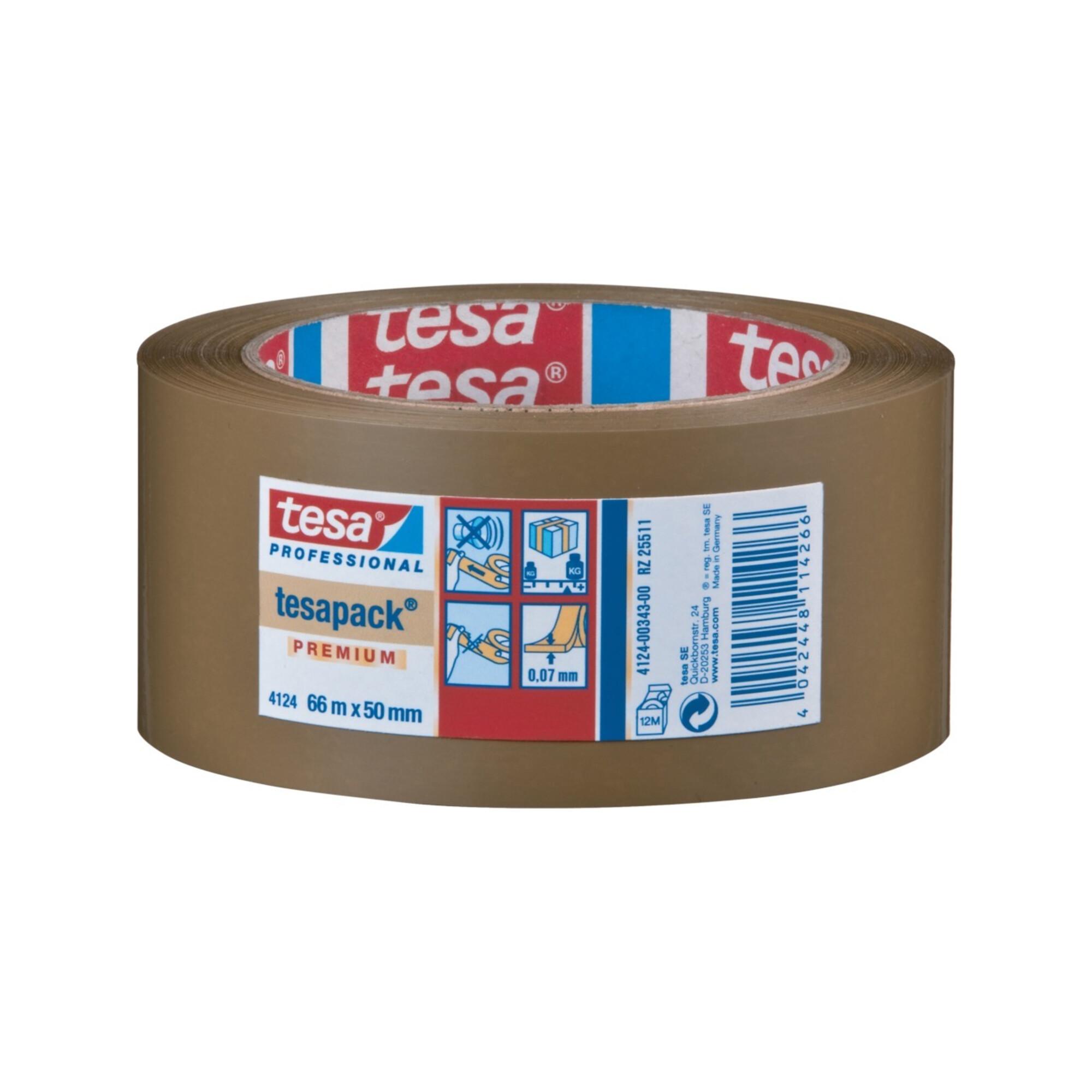tesapack 04124-00015-00 Packband farblos 66mx50mm)