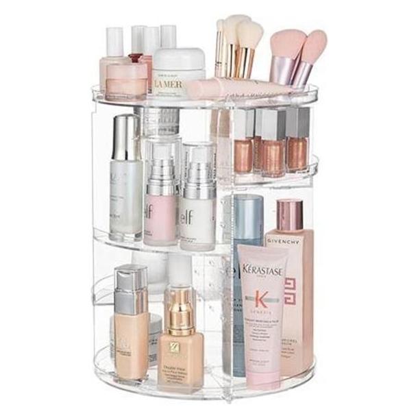 Uniq 360 rotating makeup organizer - Clear (4635-5)