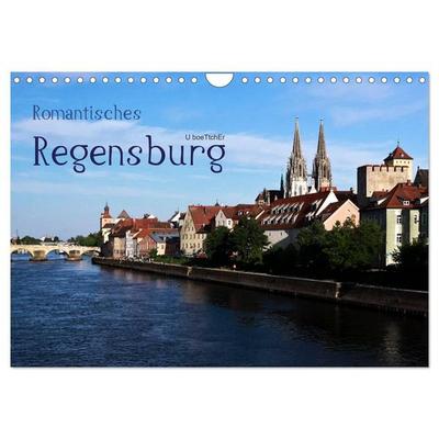 Romantisches Regensburg (Wandkalender 2027 DIN A4 quer), CALVENDO Monatskalender