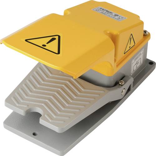 TRU Components XF-302 Fußschalter 250 V/AC 15A 1 Pedal mit Schutzhaube 1 Schließer 1St.