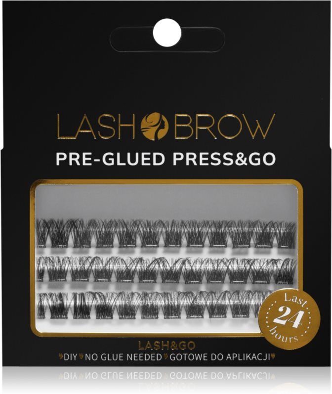 Lash Brow Press&Go Self-Adhesive Eyelashes faux-cils autocollants en touffe Party Fever 1 pcs