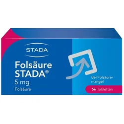 FOLSÄURE STADA 5 mg Tabletten 56 St