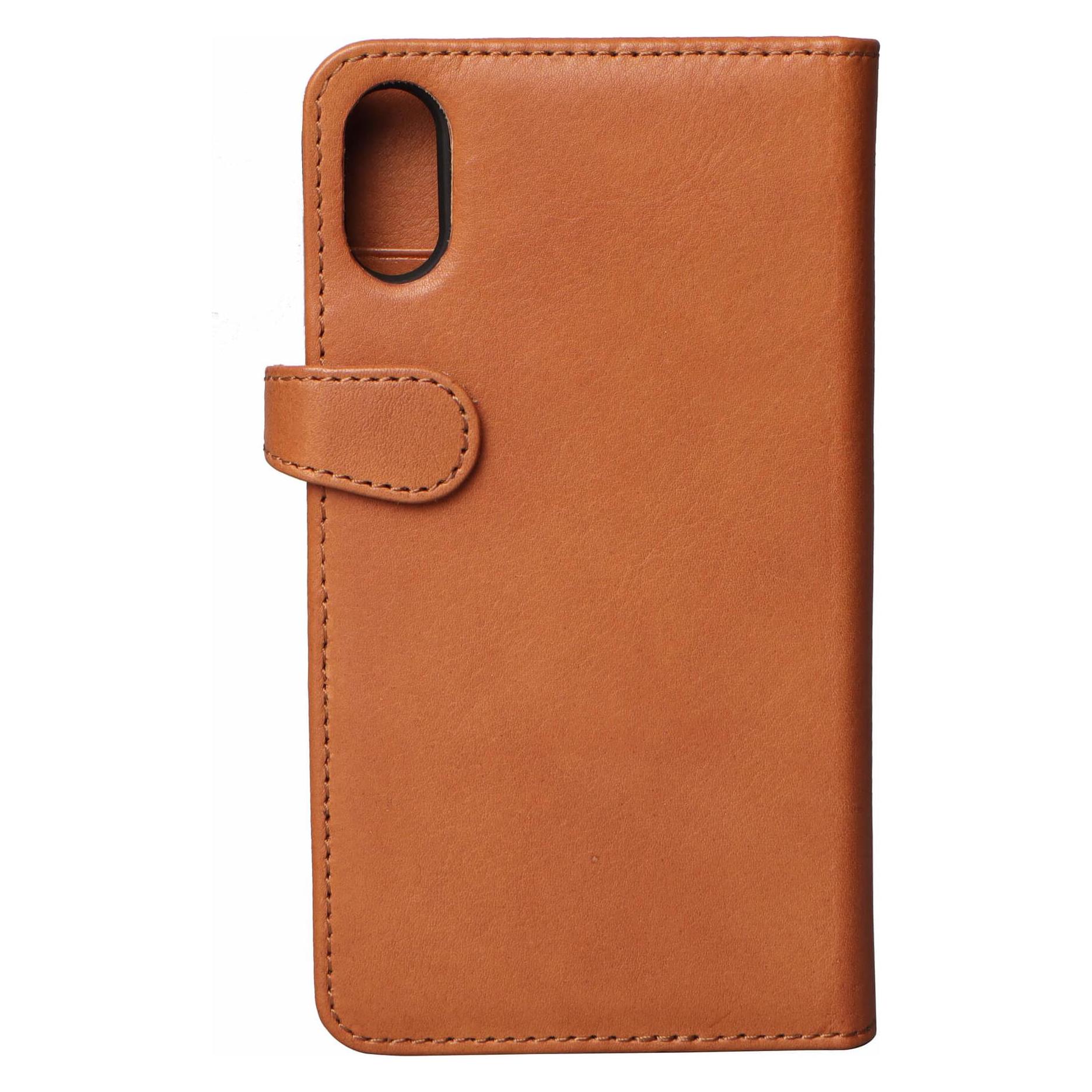 Carl BUFFALO Wallet Cognac Laeder Til 3 kort (Apple iPhone X) (658566)