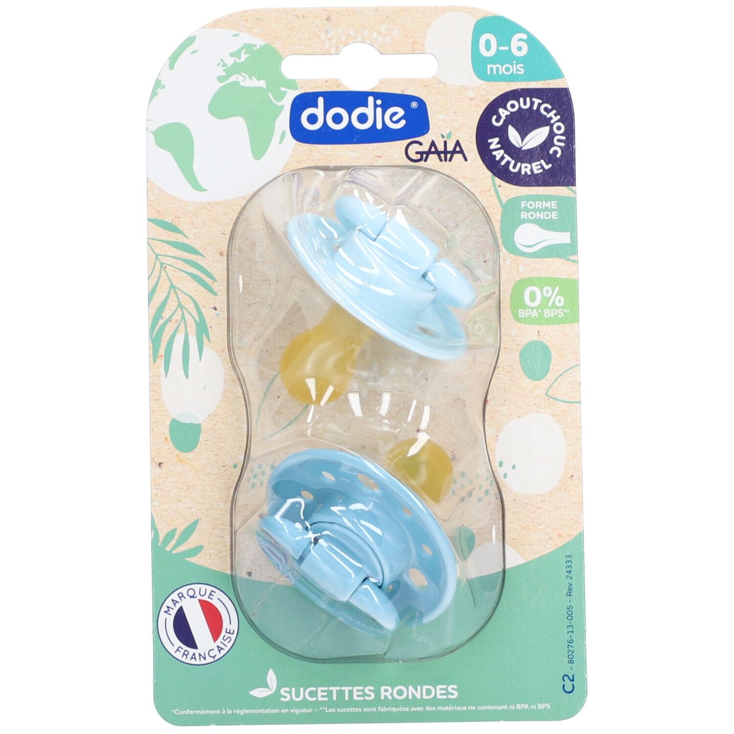 Dodie Anatomisch Fopspeen Blauw vanaf 6 Maanden 2 St Schnuller