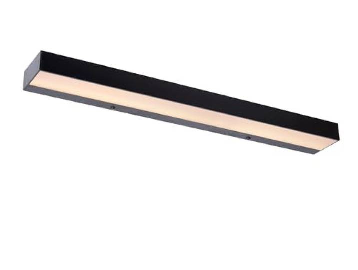 LUCIDE ALEXA - Wandleuchte Badezimmer - LED - 1x8W 3000K - IP44 - Schwarz