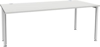 Schäfer Shop Genius Schreibtisch MODENA FLEX, Breite 1800 mm, einseitig verkürzt,