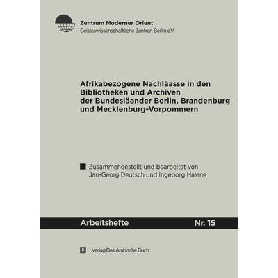 Afrikabezogene Nachlässe, Taschenbuch von , De Gruyter Oldenbourg, 978-3-86093-155-4