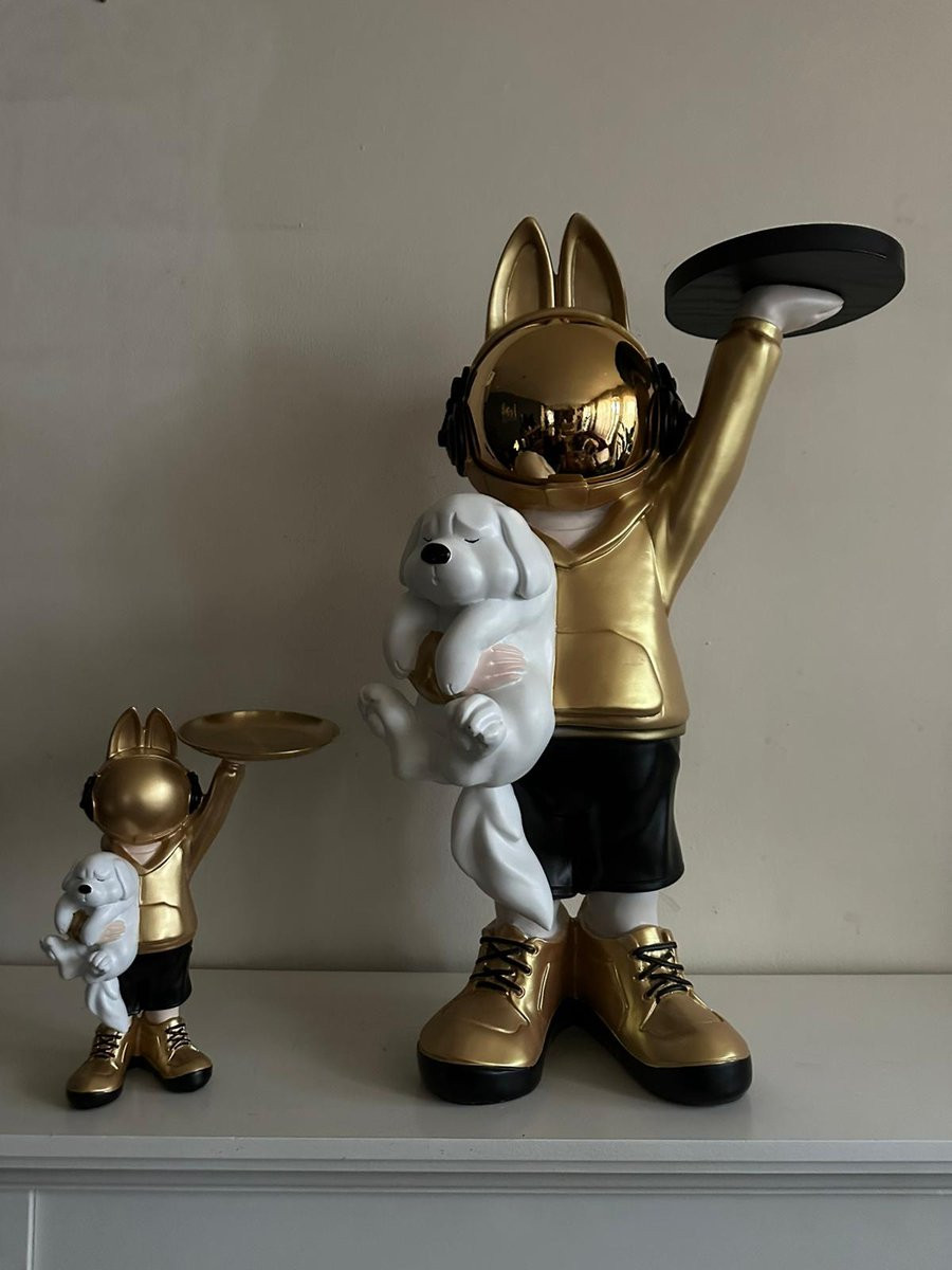 Goodyz Ruimtevaart Astronaut met Hondje - 80 cm