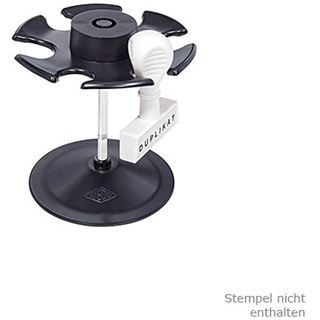 WEDO Stempelträger 6-fach, rund, schwarz